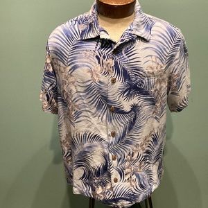 Caribbean Silk Blend Tropical Shirt